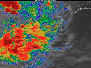 Imagem referente à matéria: Ciclone extratropical: Rio Grande do Sul emite alerta laranja