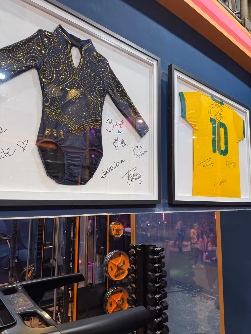 Academia da casa do BBB 26.