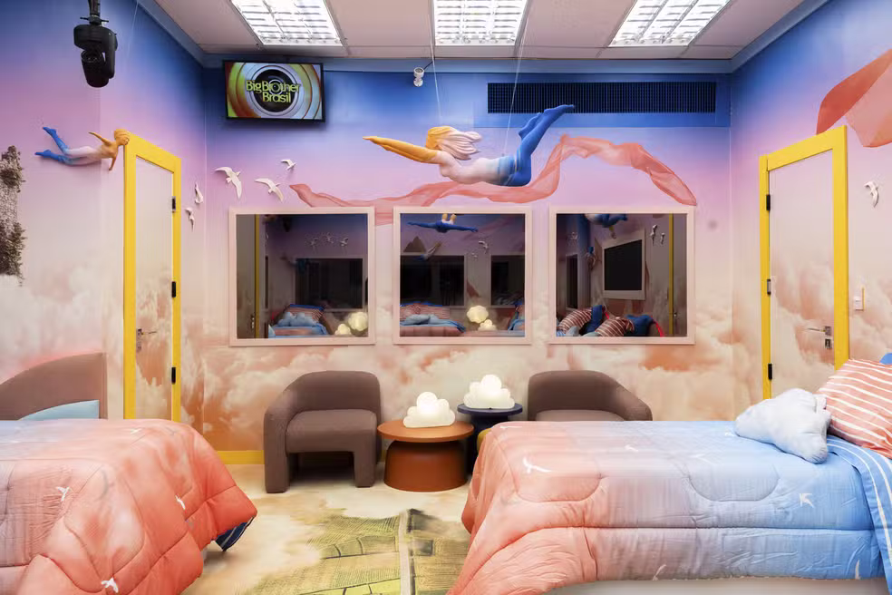 Quarto do BBB 26.