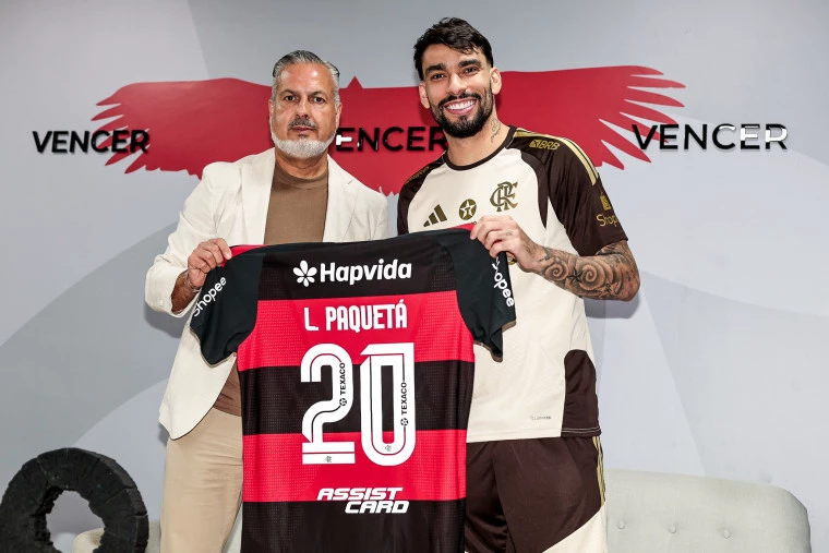 Com Paquetá, Flamengo quebra recorde e ultrapassa R$ 300 mi em reforços