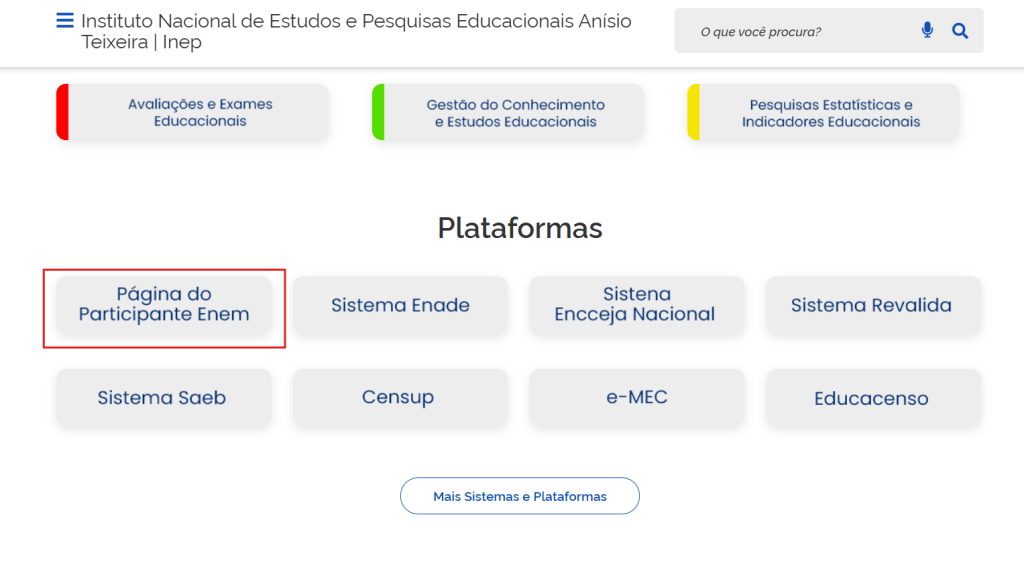 Enem 2025: como acessar a página do participante do Inep? | Exame