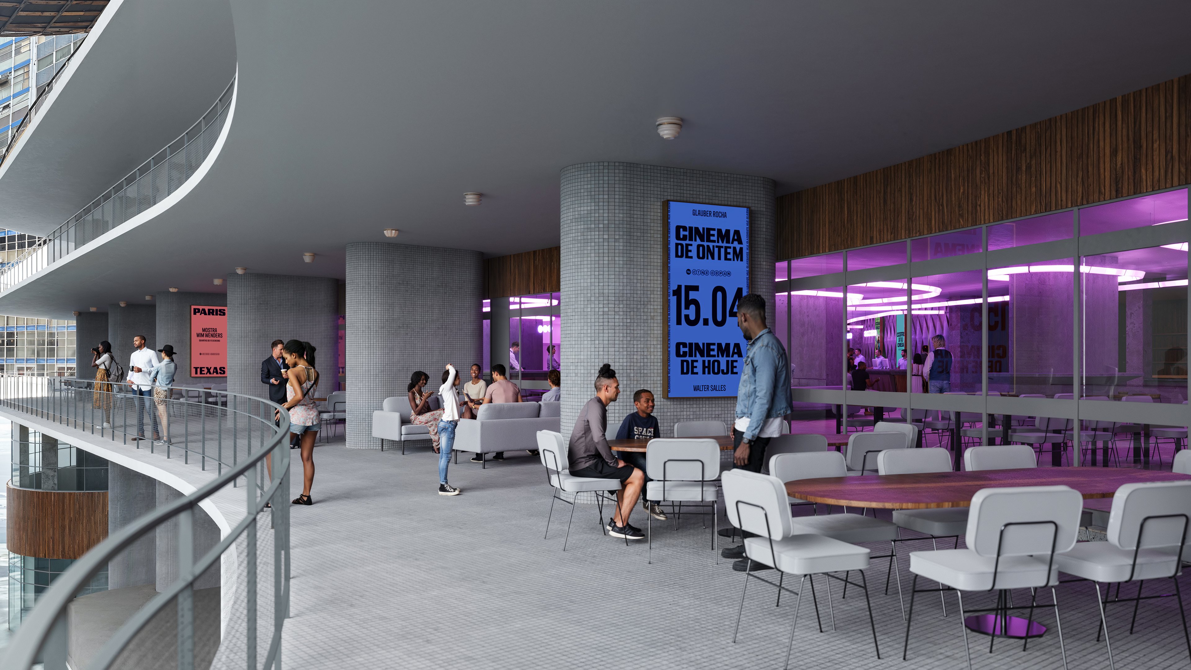 Inaugurado em 1970, o Cine Copan foi destaque na imprensa da época pelo porte, luxo e ousadia arquitetônica.