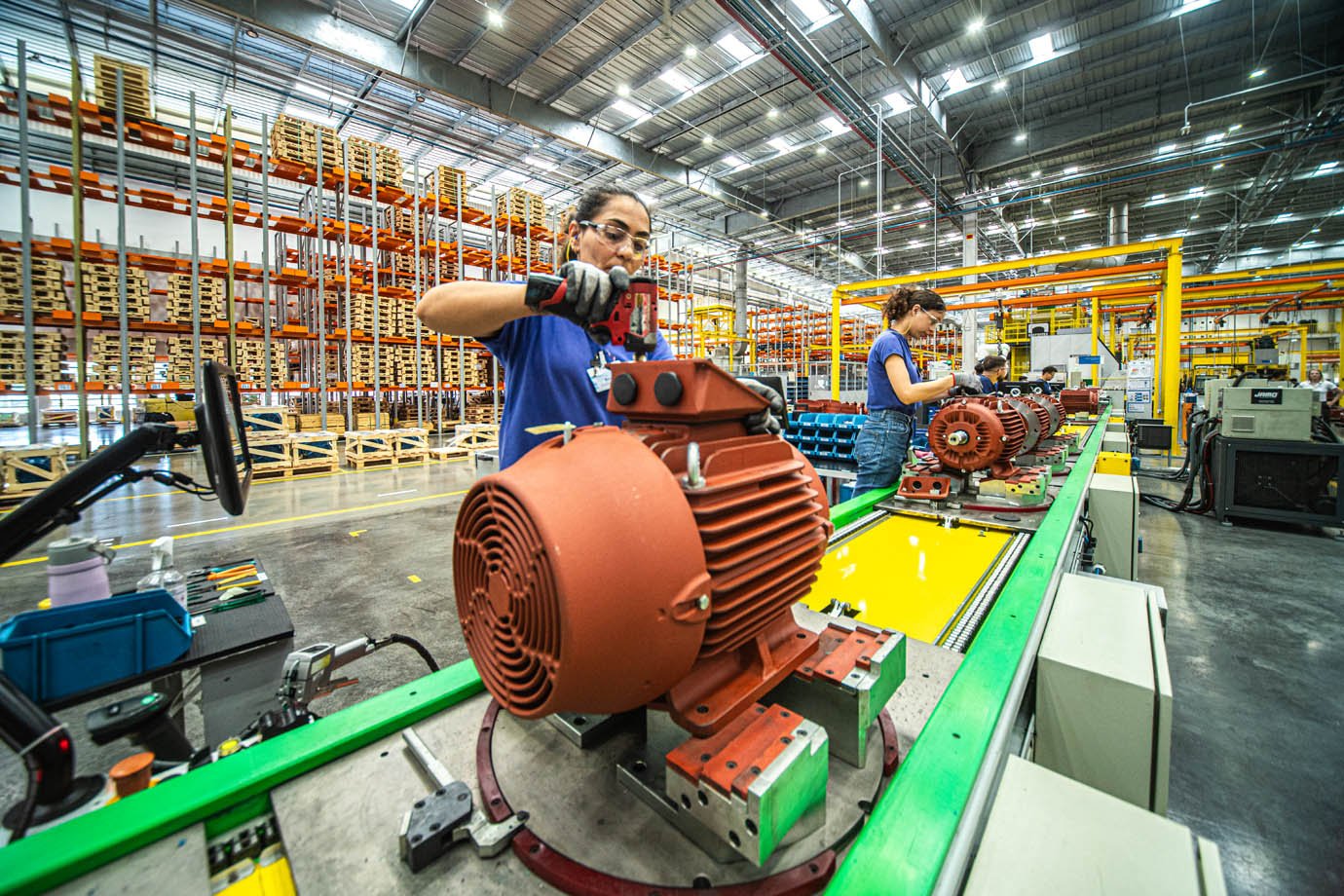 Fabrica da WEG em Santa Catarina, Jaragua do Sul - SC
Industria, fabrica, funcionarios, 

Foto:  Leandro Fonseca
Data: 12/02/2026