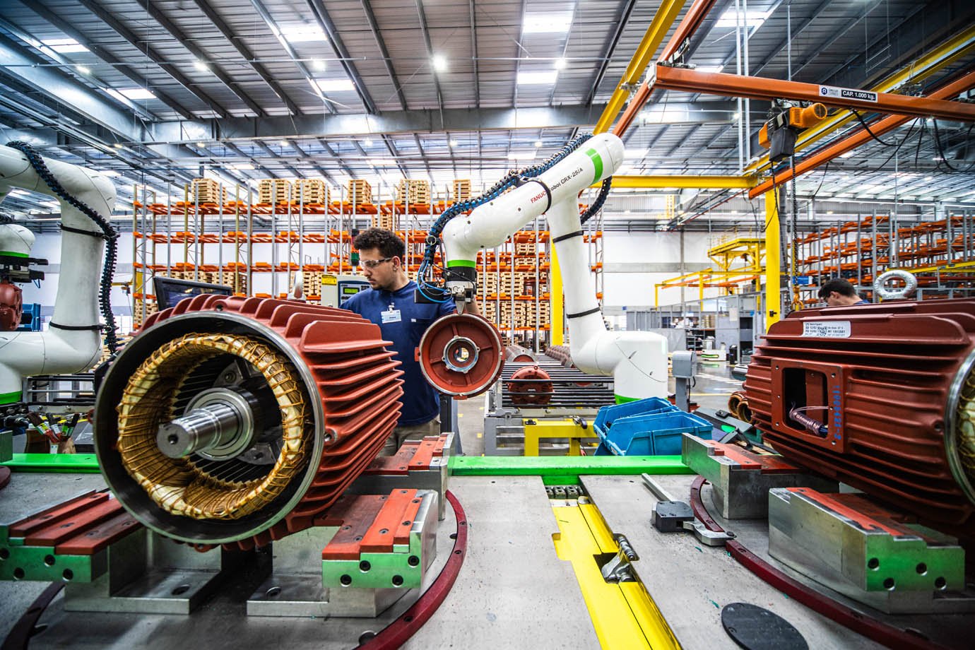 Fabrica da WEG em Santa Catarina, Jaragua do Sul - SC
Industria, fabrica, funcionarios, 

Foto:  Leandro Fonseca
Data: 12/02/2026