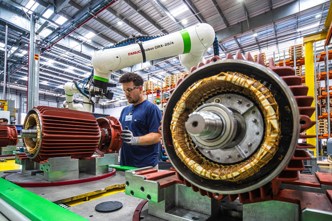 Fabrica da WEG em Santa Catarina, Jaragua do Sul - SC
Industria, fabrica, funcionarios, 

Foto:  Leandro Fonseca
Data: 12/02/2026