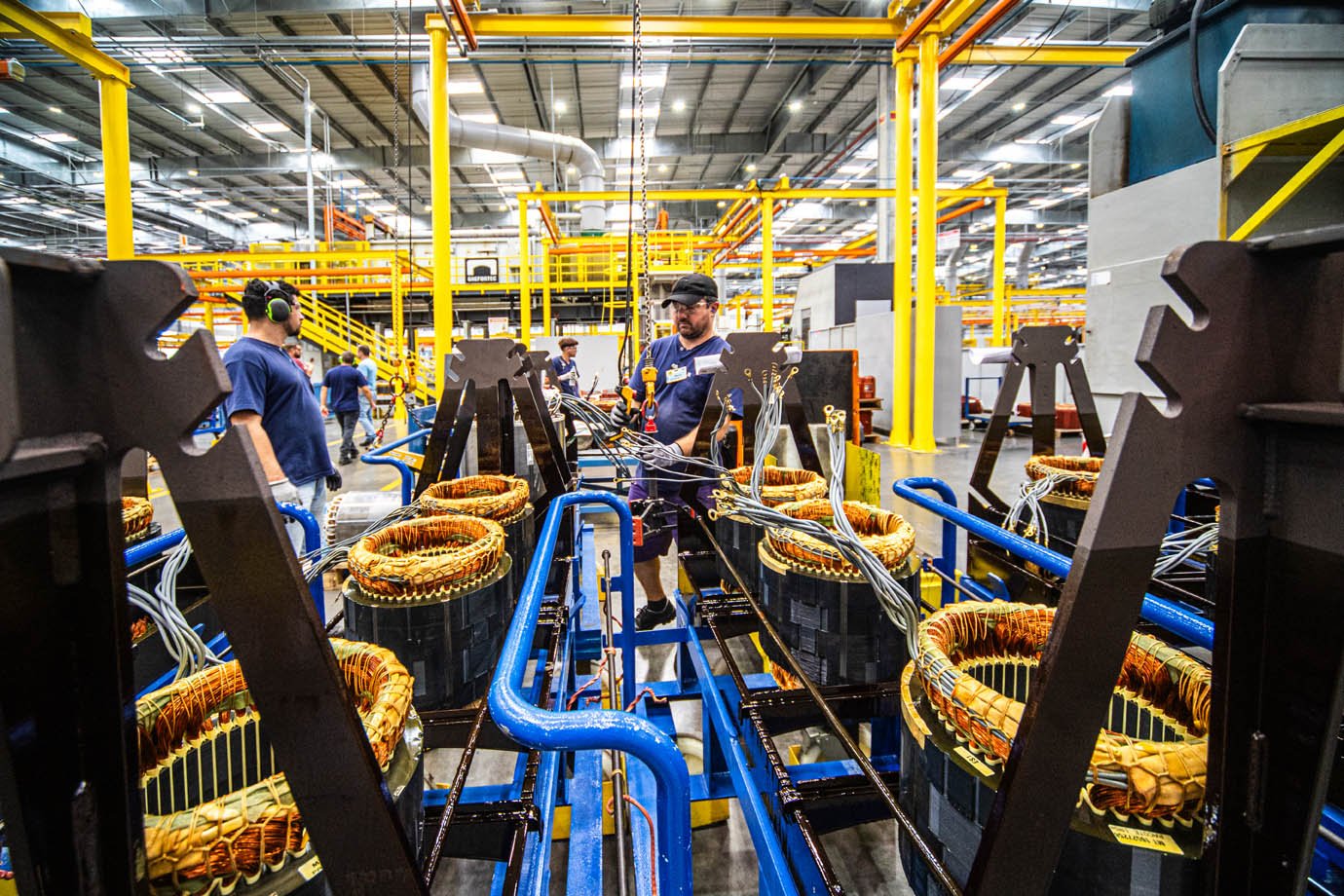 Fabrica da WEG em Santa Catarina, Jaragua do Sul - SC
Industria, fabrica, funcionarios, 

Foto:  Leandro Fonseca
Data: 12/02/2026