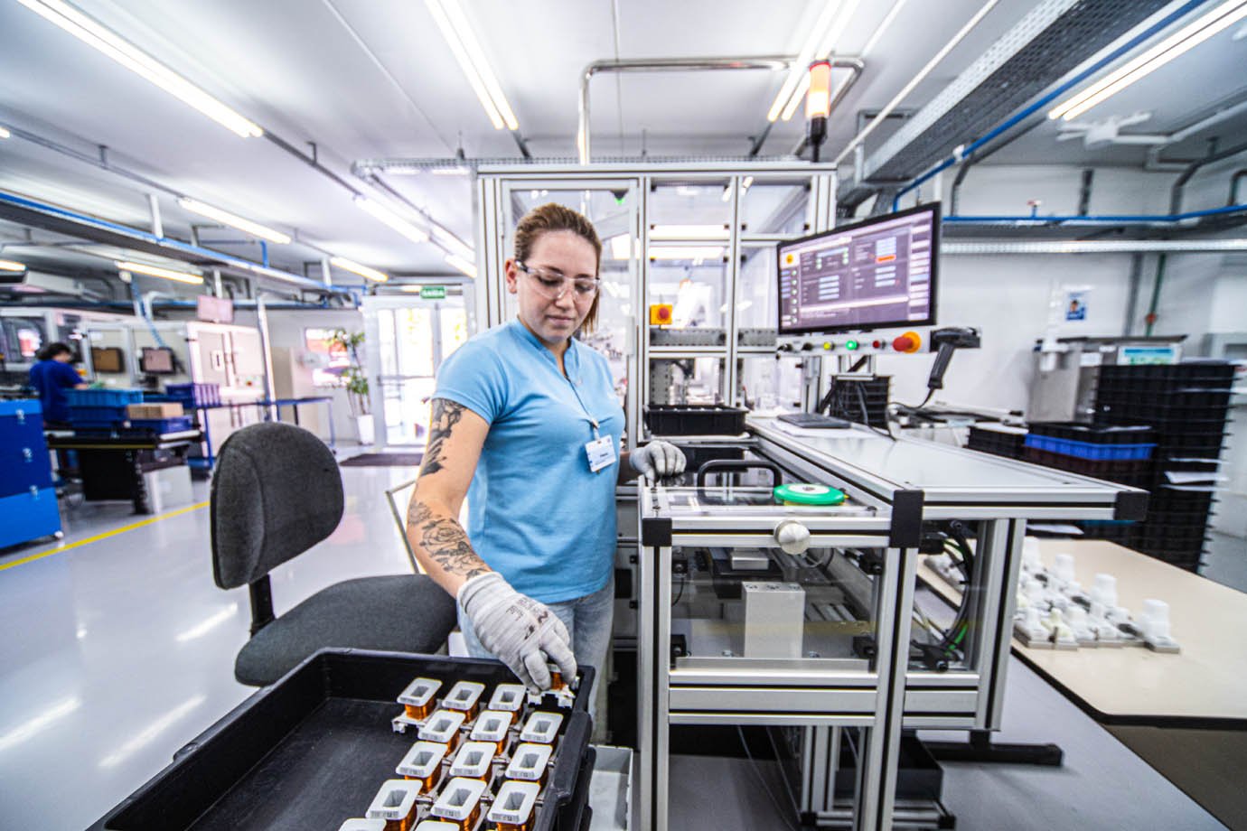 Fabrica da WEG em Santa Catarina, Jaragua do Sul - SC
Industria, fabrica, funcionarios, 

Foto:  Leandro Fonseca
Data: 12/02/2026