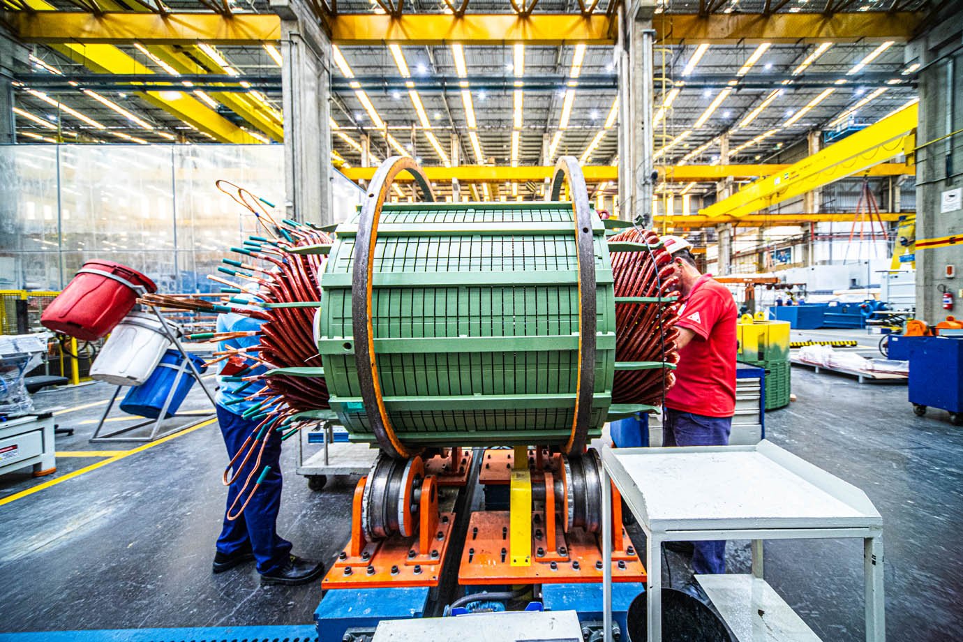 Fabrica da WEG em Santa Catarina, Jaragua do Sul - SC
Industria, fabrica, funcionarios, 

Foto:  Leandro Fonseca
Data: 12/02/2026