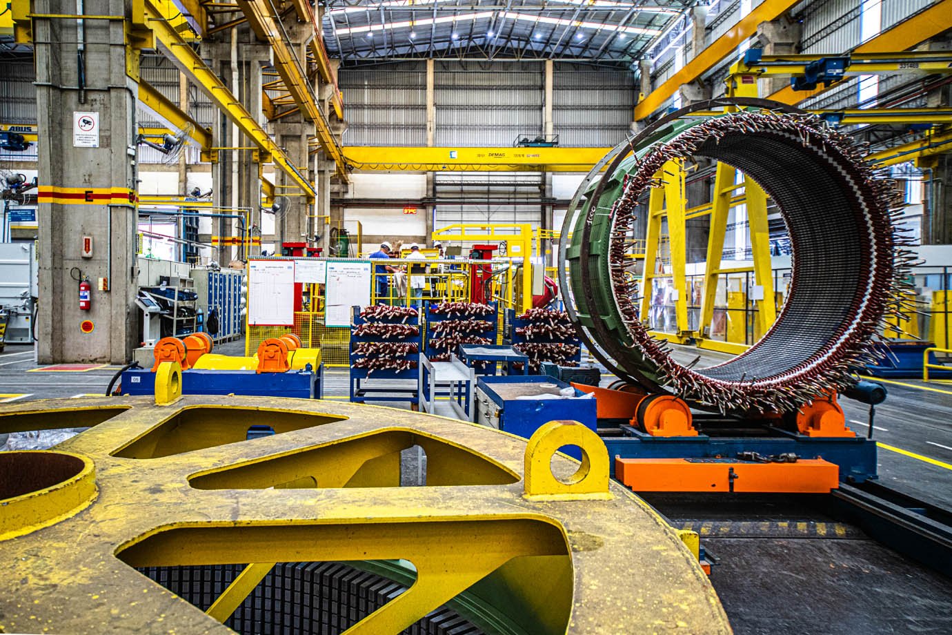 Fabrica da WEG em Santa Catarina, Jaragua do Sul - SC
Industria, fabrica, funcionarios, 

Foto:  Leandro Fonseca
Data: 12/02/2026