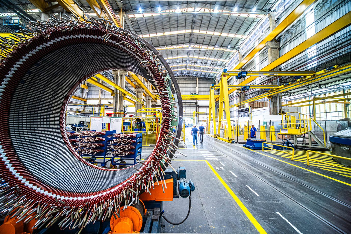Fabrica da WEG em Santa Catarina, Jaragua do Sul - SC
Industria, fabrica, funcionarios, 

Foto:  Leandro Fonseca
Data: 12/02/2026