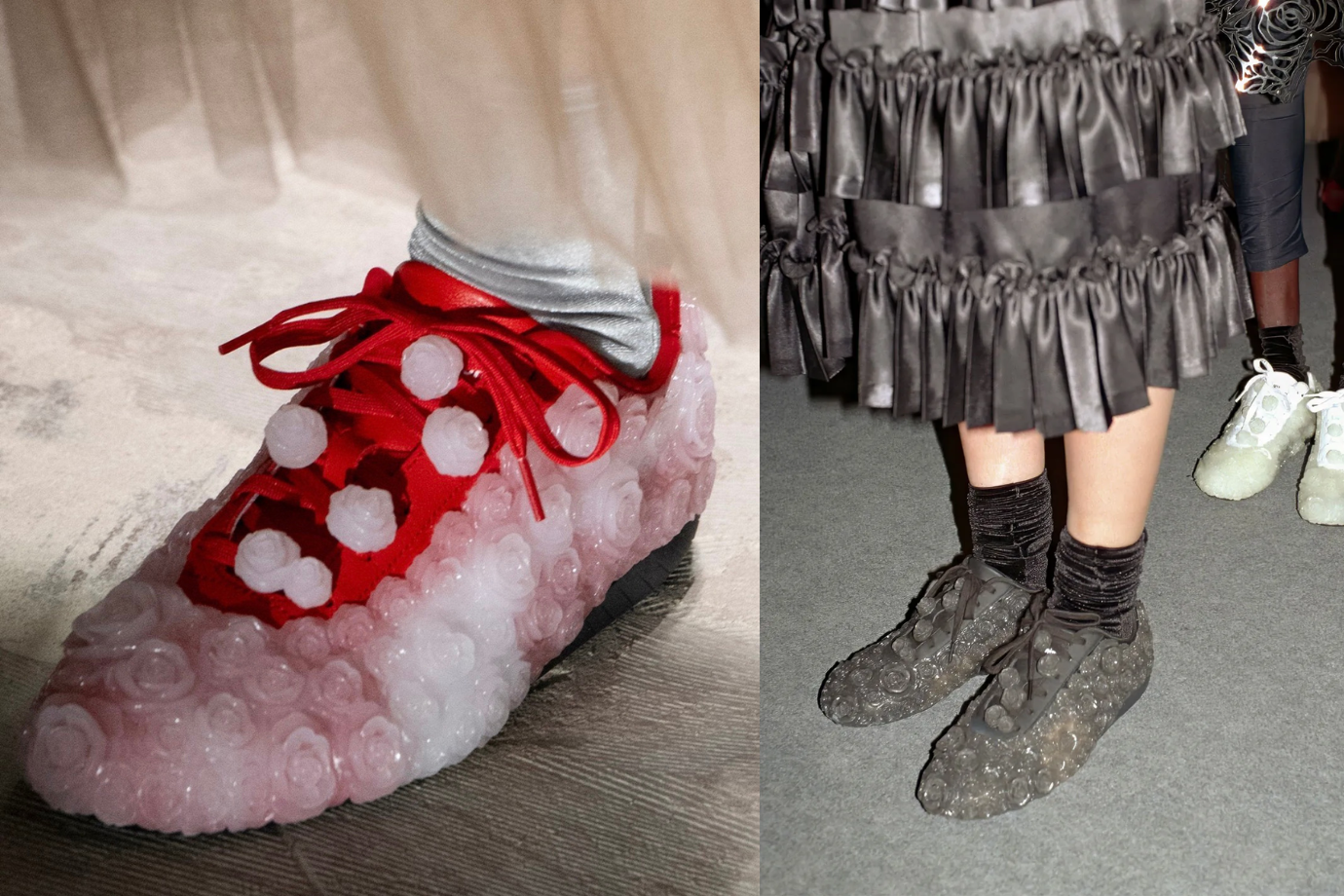 Andando sob as flores: a reinvenção do PUMA Speedcat com rosas 3D