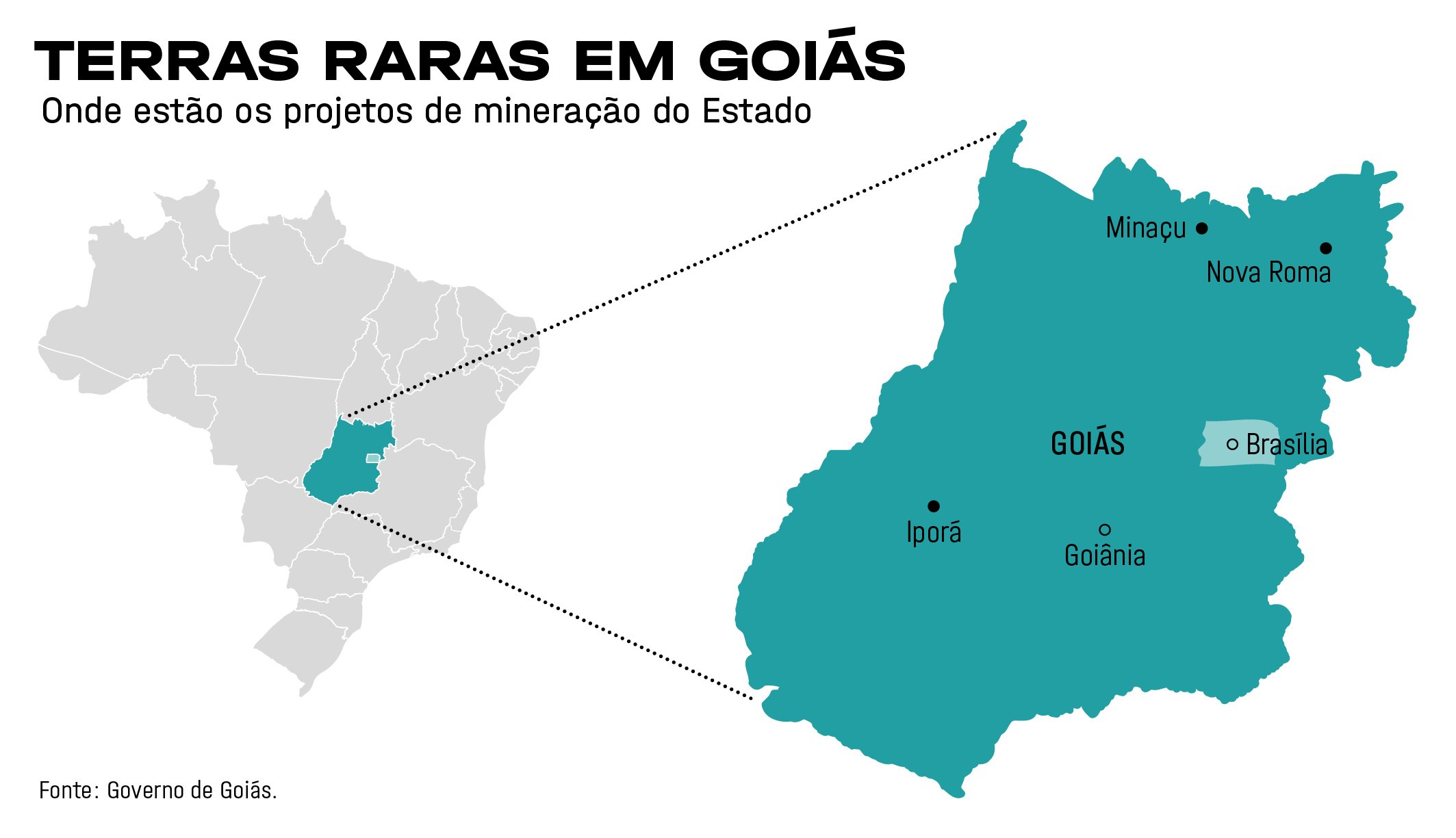 Mapa terras raras goiás