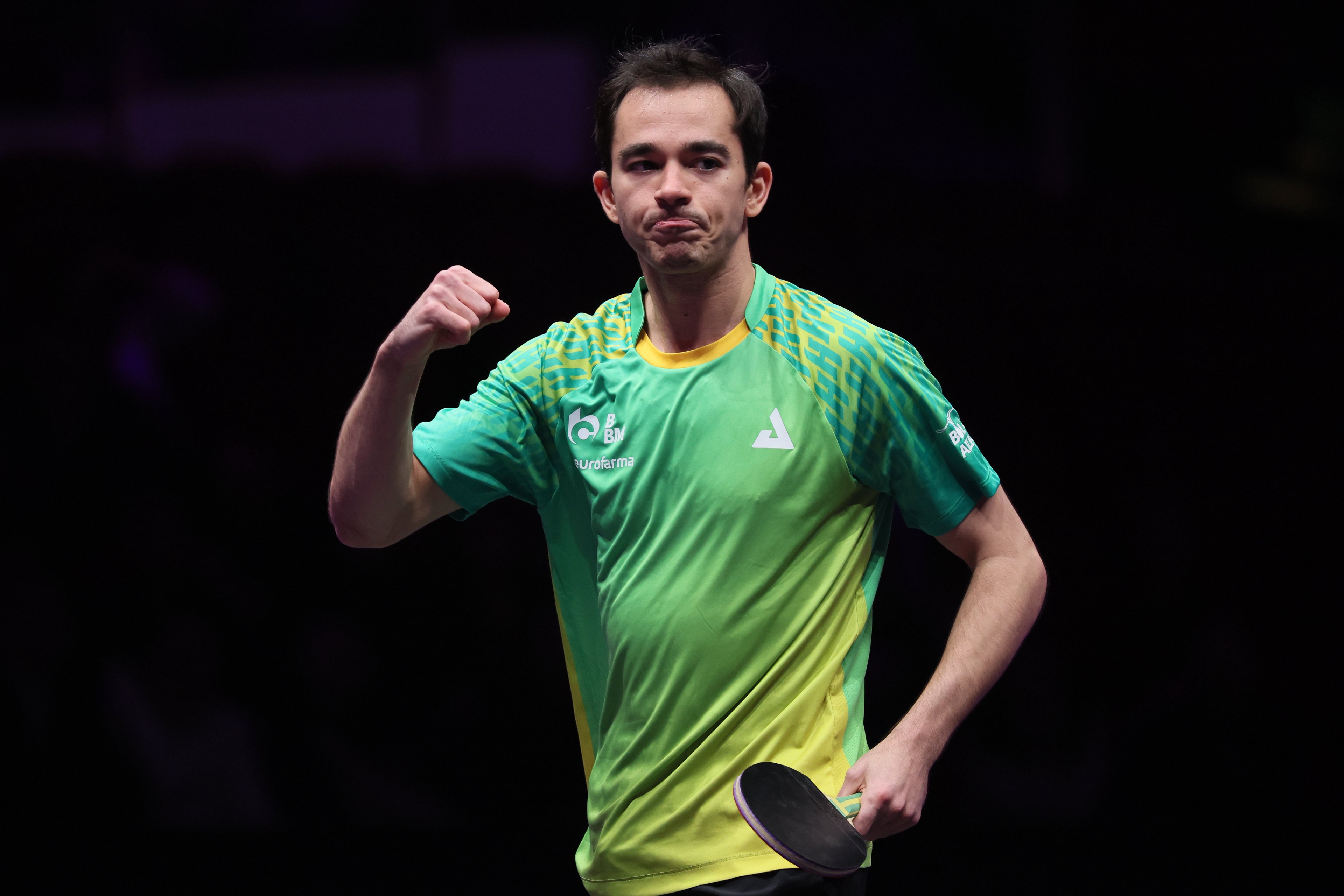 Hugo Calderano avança e mira novo título na Copa do Mundo de tênis de mesa