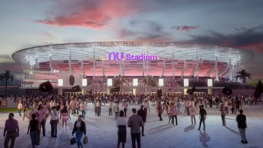 Imagem da Notícia: Estádio do time de Messi nos EUA terá nome do Nubank