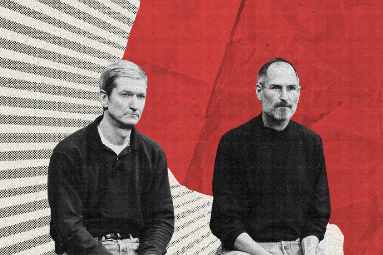 Tim Cook e Steve Jobs