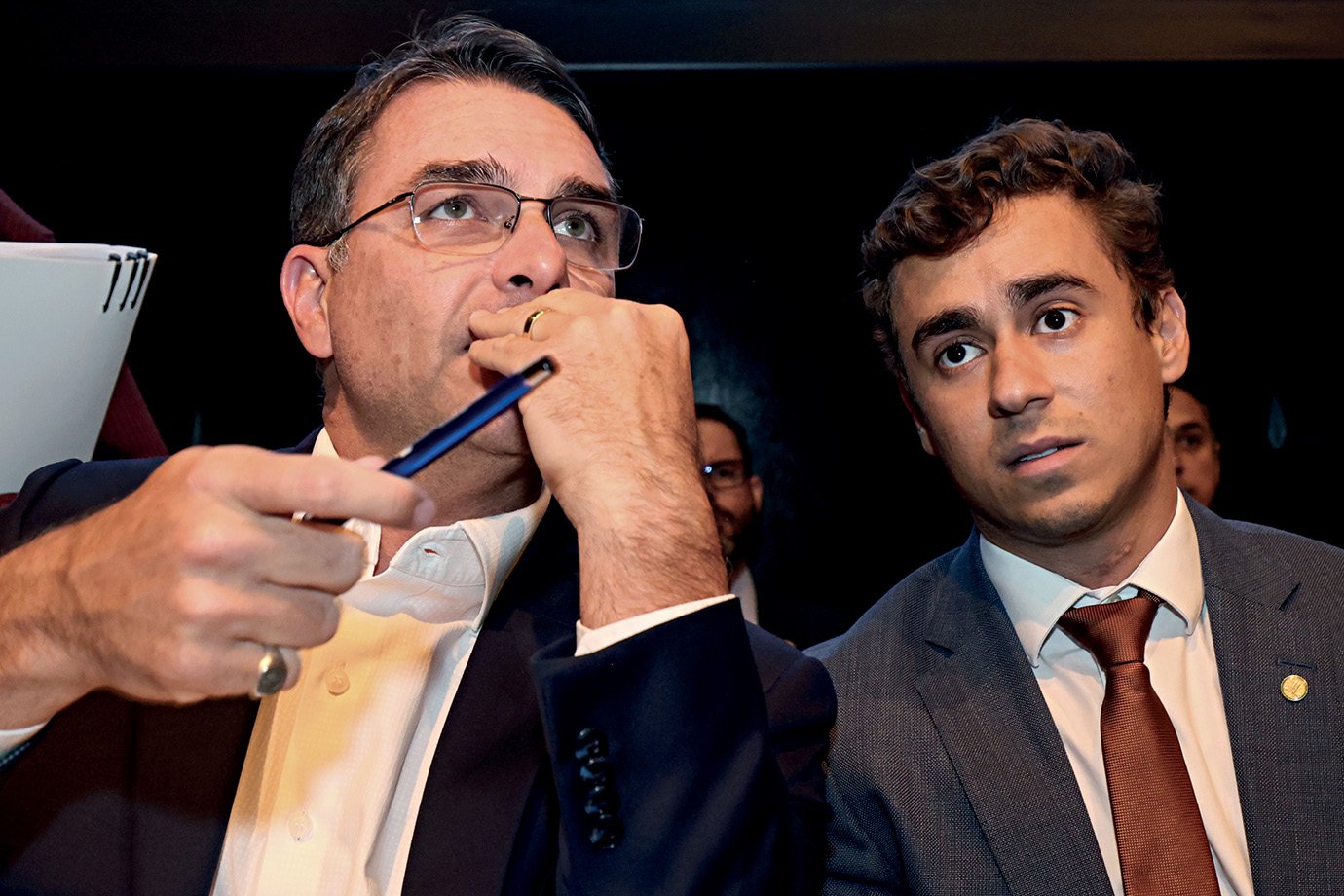 TSE abre investigação a Flávio, Nikolas e Marçal sobre 'uso indevido dos meios de comunicação'