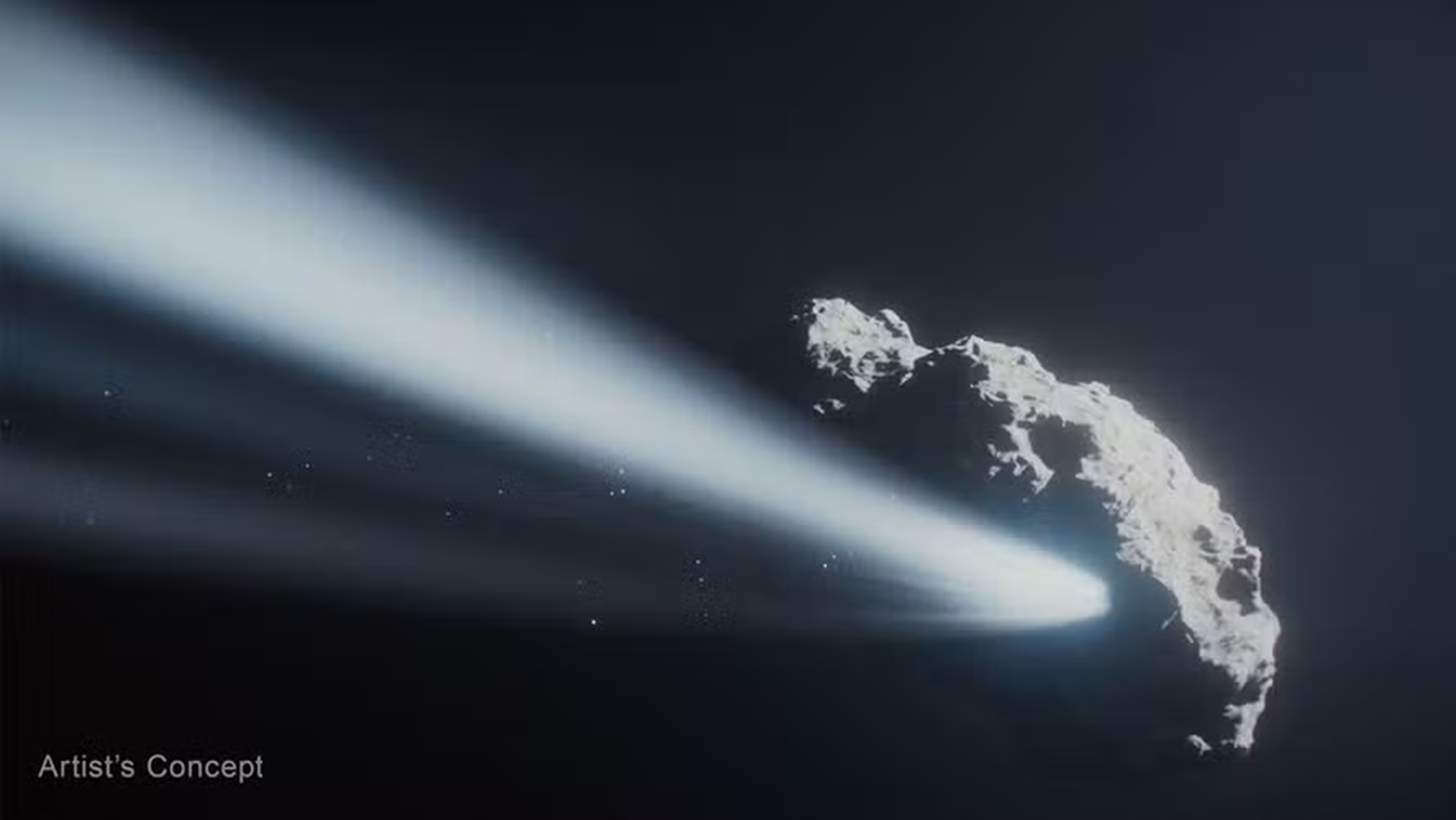 Hubble flagra pela primeira vez cometa que inverte rotação e pode se destruir