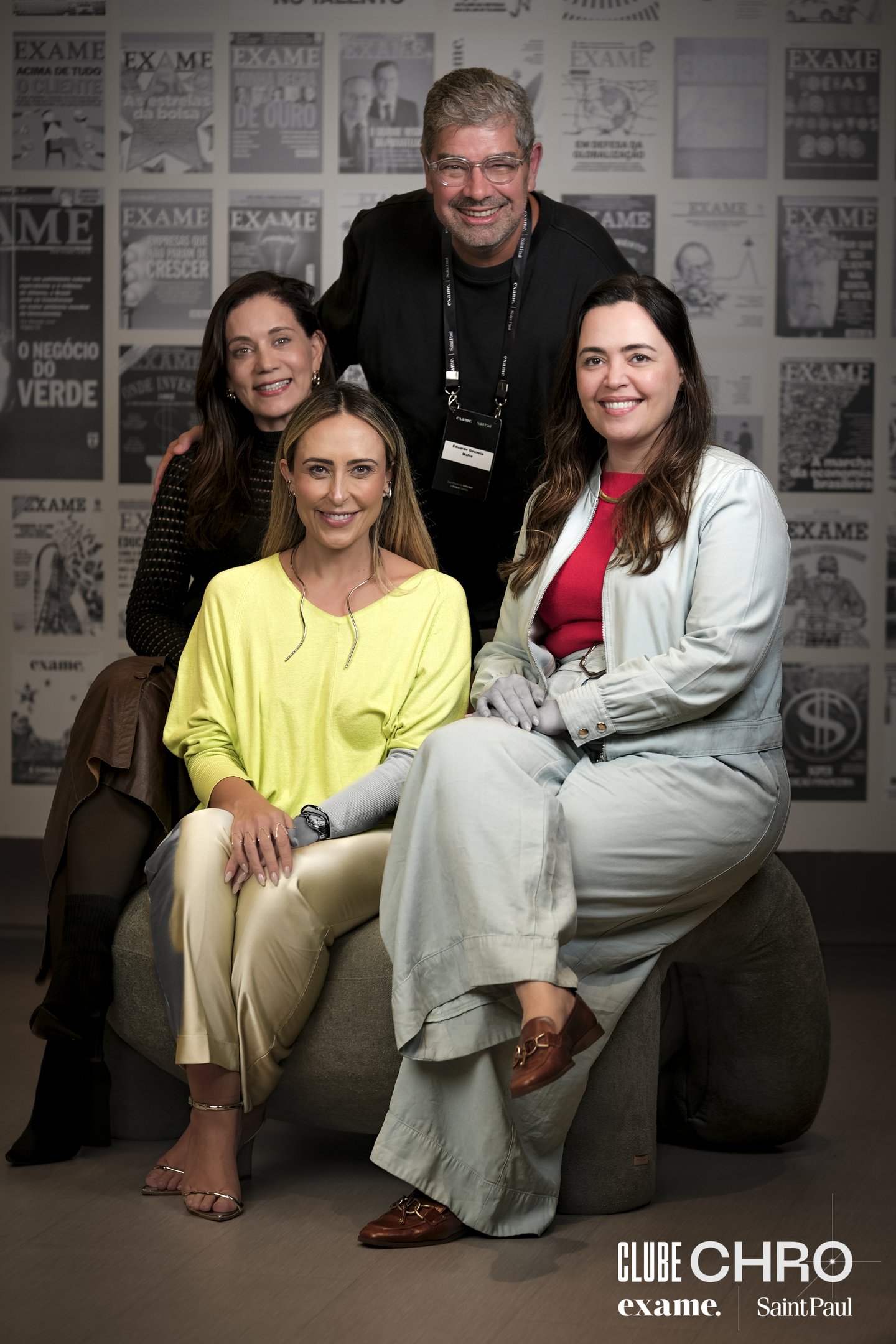 Marlene Oliveira (Superintendente Comercial), Carolina Ferreira (Diretora de Pessoas, Marketing & ESG Alelo), Eduardo Gouveia (Conselheiro e Investidor), Soraya Bahde (Diretora de Cultura e Talentos Bradesco)