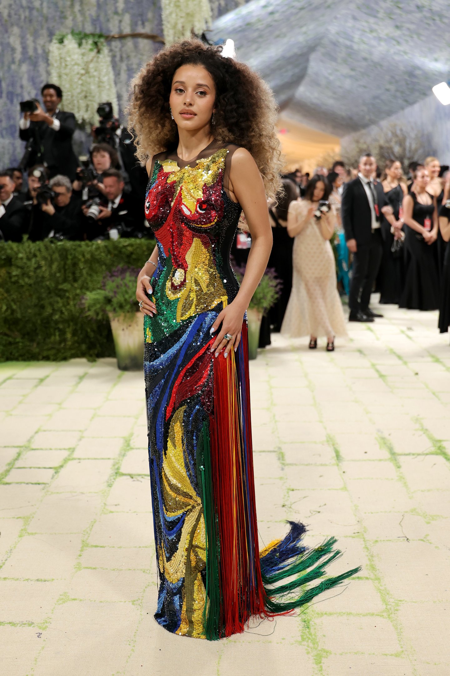 NOVA IORQUE, NOVA IORQUE - 04 DE MAIO: Chase Infiniti participa do 2026 Met Gala celebrando 