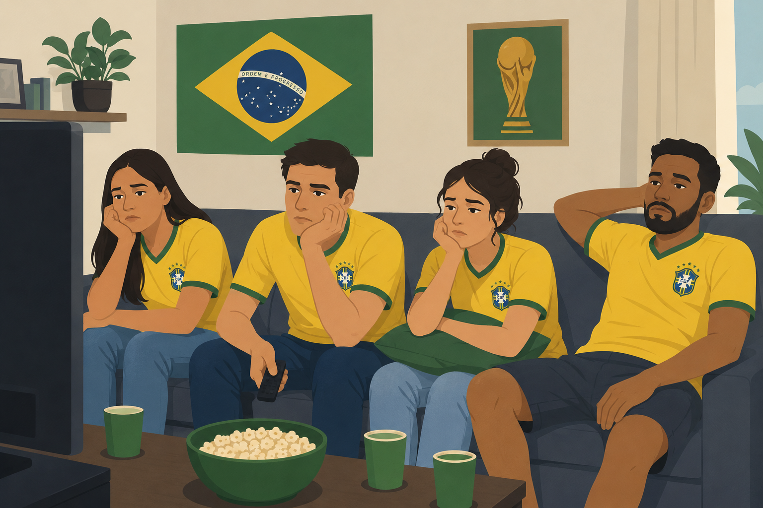Brasileiros acompanharão a Copa, mas o humor do torcedor é de desconfiança, diz AtlasIntel
