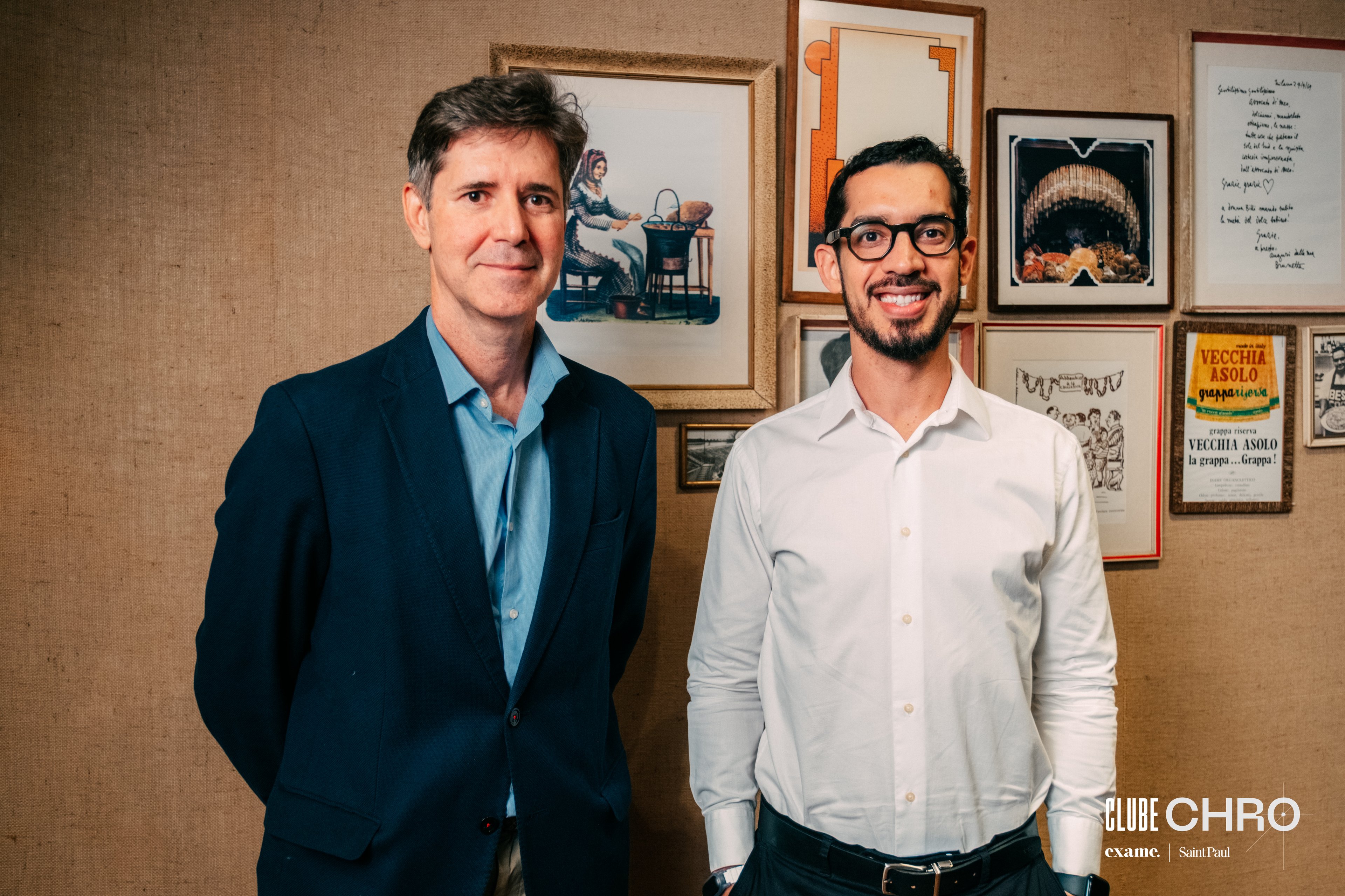Afrânio Ricardo Haag (Diretor de Pessoas Grupo Fleury) e Bruno Cortez (CEO Elofy by Zuchetti) 
