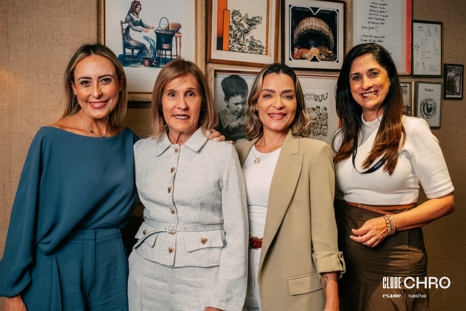 Carolina Ferreira (Diretora de Pessoas, Marketing & ESG Alelo); Arlete Soares (Diretora de Pessoas e Ética Corporativa  Grupo Bimbo); Elaine Dantas (CHRO Copastur); Valeria Plata (CHRO Direcional Engenharia).
