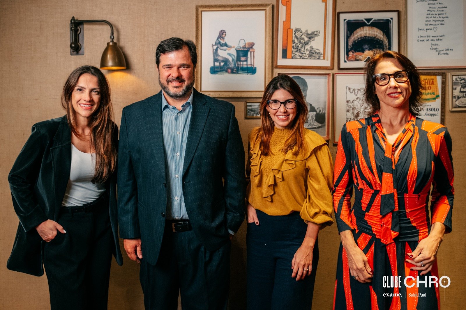Ana Alice (VP Pessoas & Cultura NeoHype), Giuliano Neri Belculfine (HR Planning Director Heineken), Cristiane Andrade (Diretora de Recursos Humanos Braskem), Claudia Wrona (Executiva de RH)