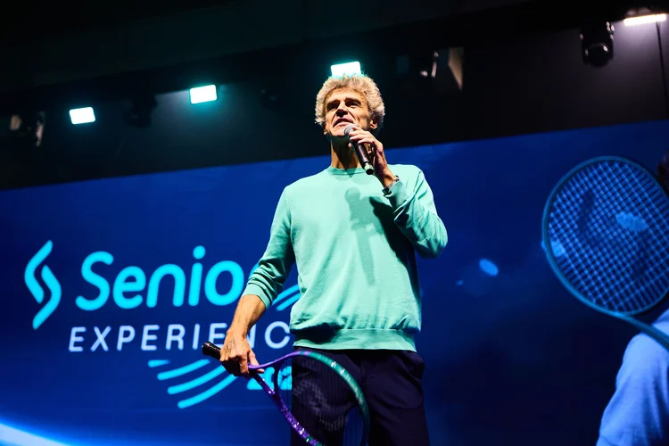 O tenista Gustavo Kuerten: lições em masterclass sobre como tomar decisões sob pressão  (Divulgação/Divulgação)