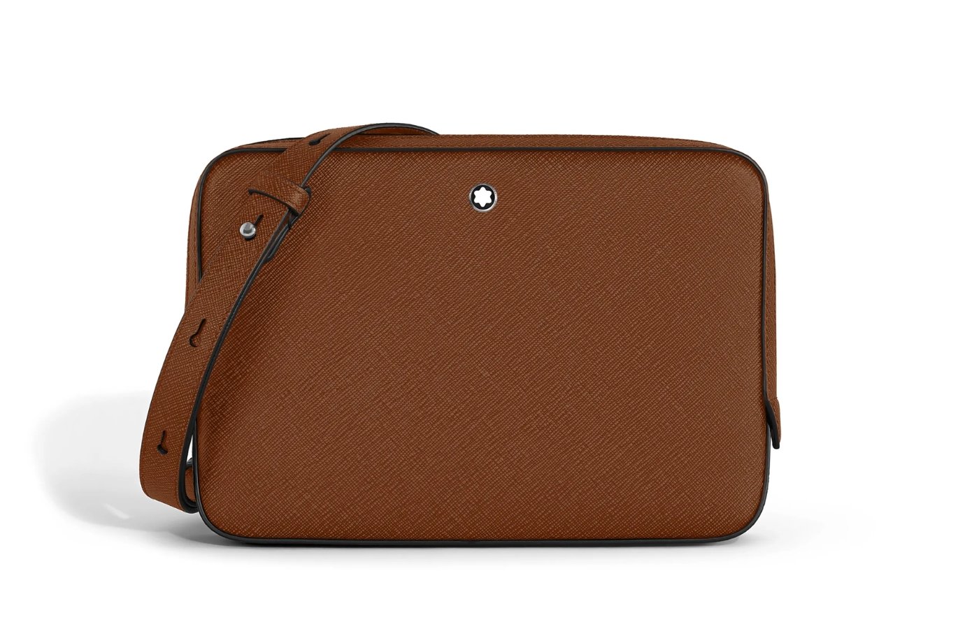 Montblanc - Bolsa Mini Crossbody Sartorial em marrom - R$ 7.100, disponível em montblanc.com.br

