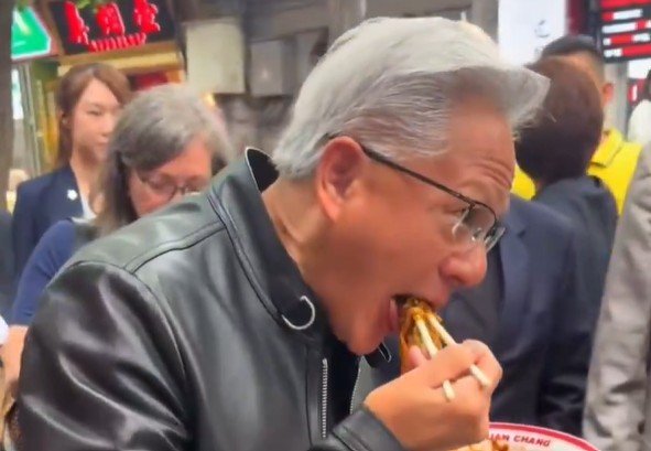 Restaurante cria prato em homenagem a CEO da Nvidia após visita