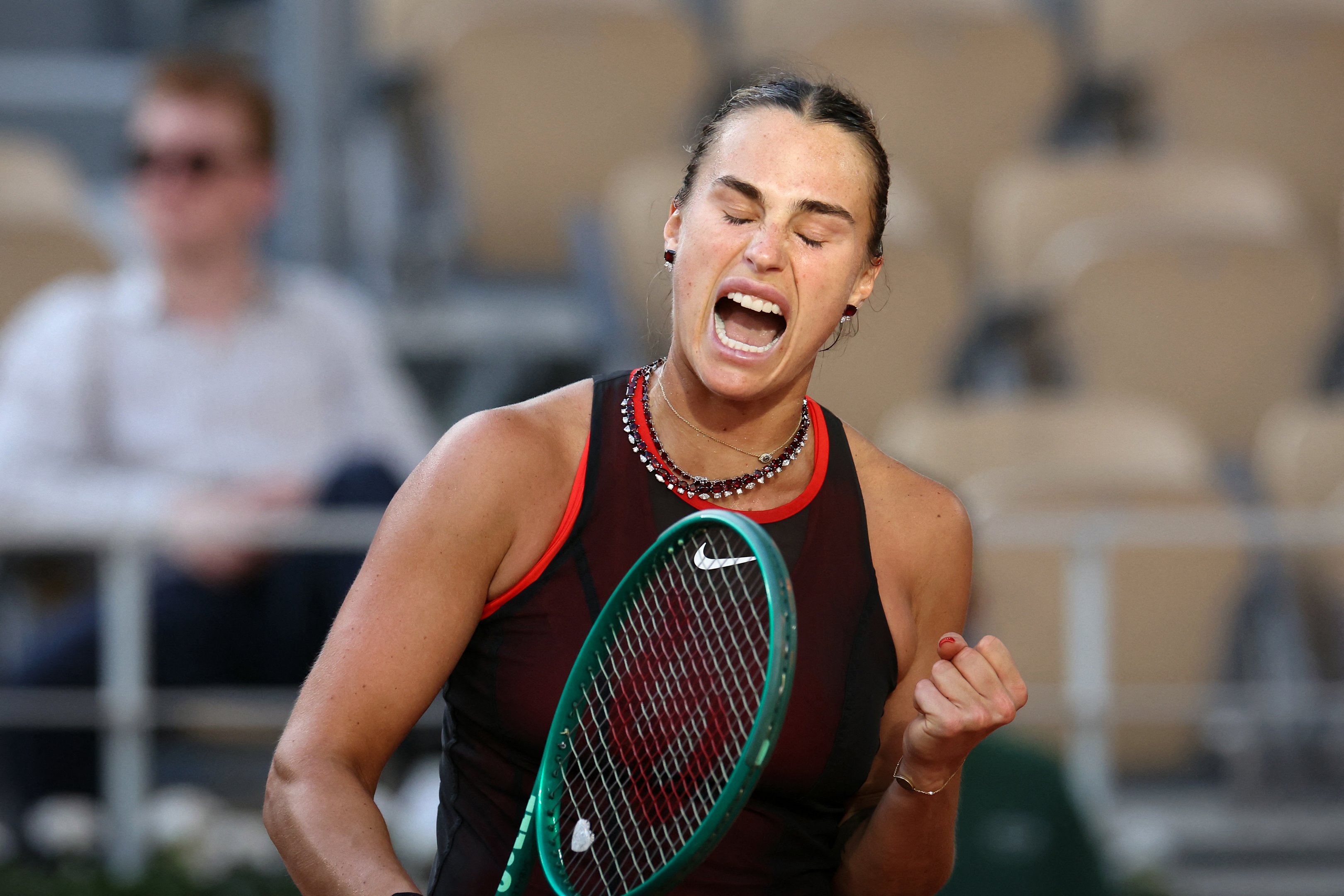 Sabalenka lamenta eliminação de Sinner em Roland Garros: “Foi doloroso vê-lo sofrer”