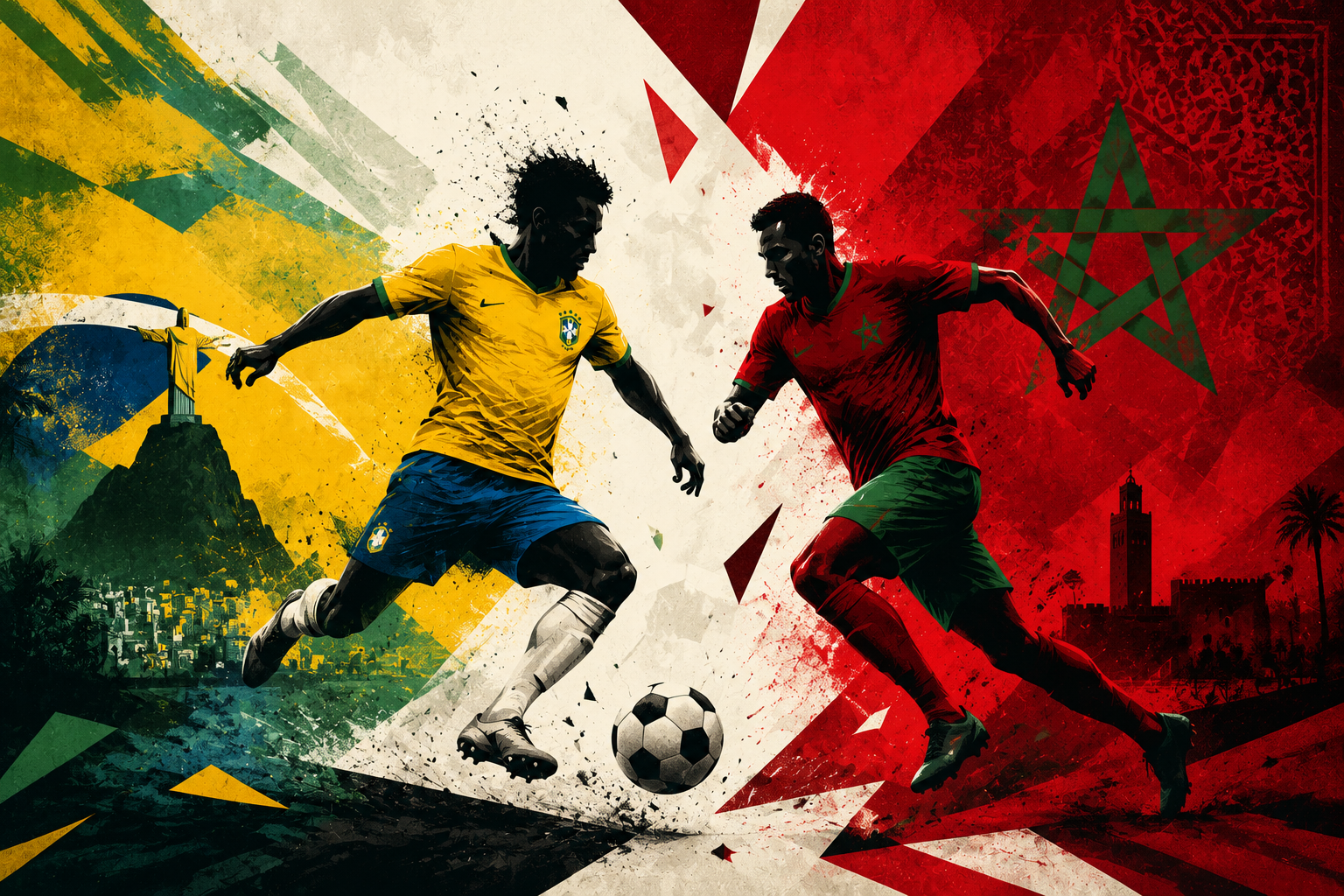 Brasil x Marrocos: onde assistir ao vivo, horário e prováveis escalações na Copa do Mundo