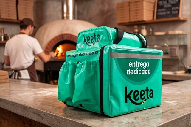 Keeta lança bolsa especial para entregas de pizzas e comida japonesa