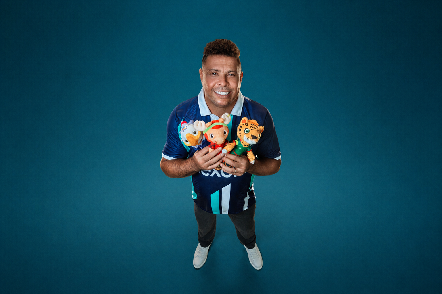Ronaldo em campanha de mascotes da Rexona