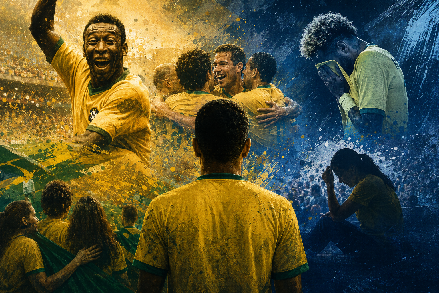 De Pelé ao 7 a 1: gerações relembram diferentes eras da Seleção Brasileira