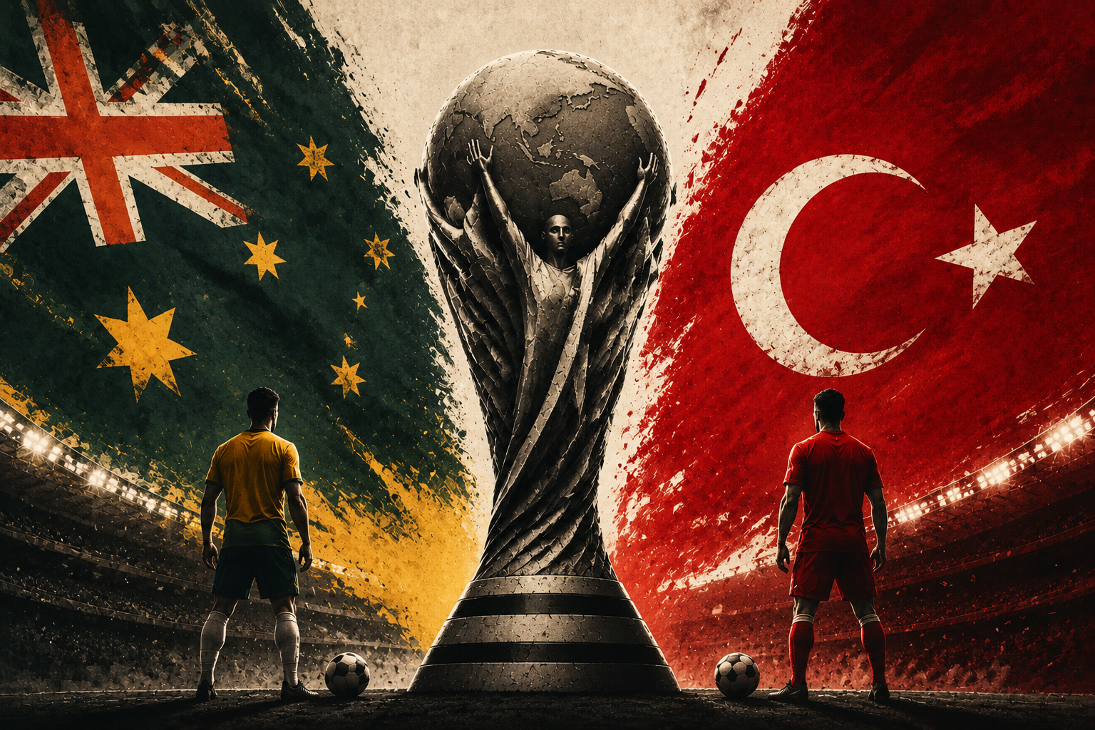 Austrália x Turquia: quem vai ganhar o jogo na Copa do Mundo?