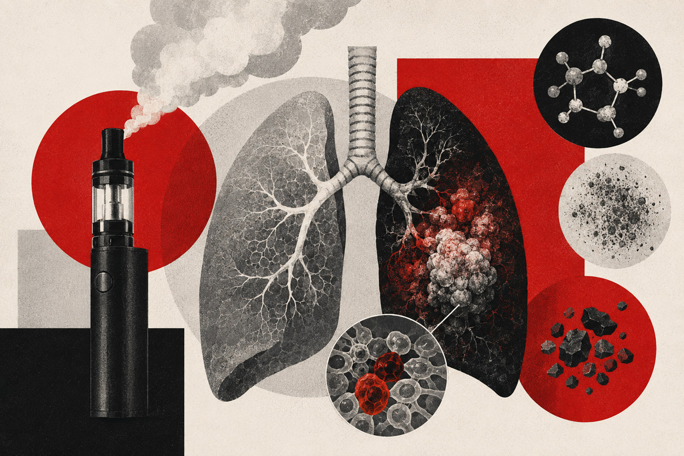Cigarro eletrônico causa câncer? Nova revisão associa vape à doença