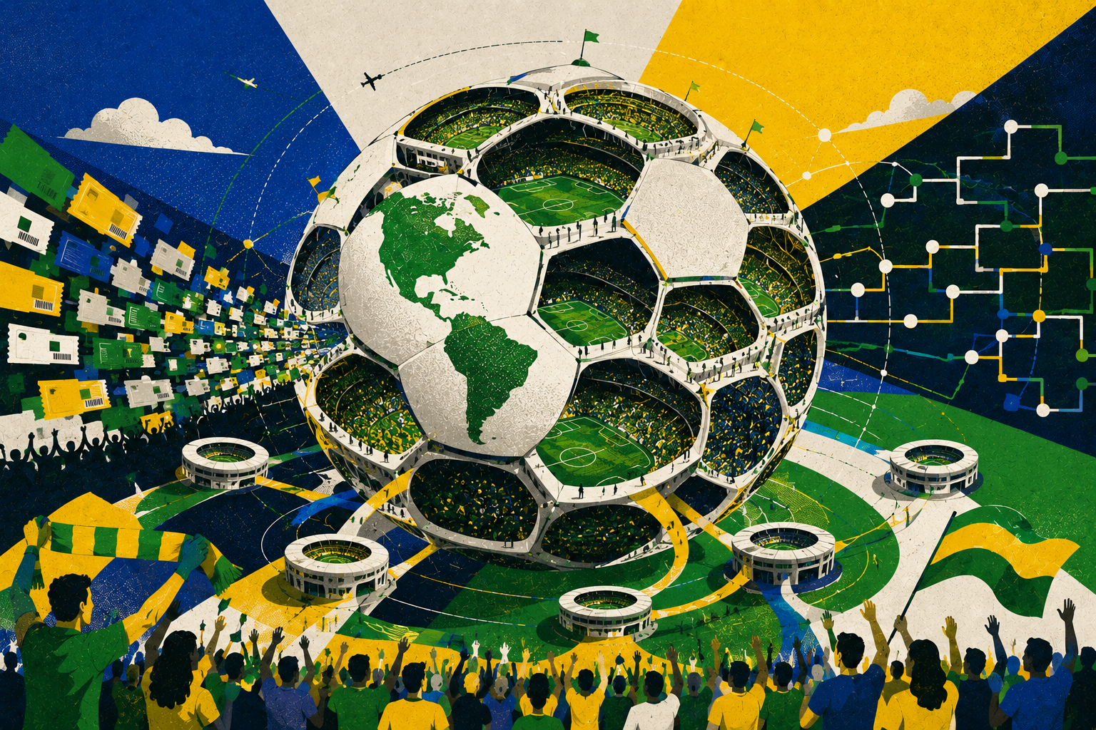 A Copa do Mundo em números: 48 seleções, 104 jogos e US$ 13 bilhões