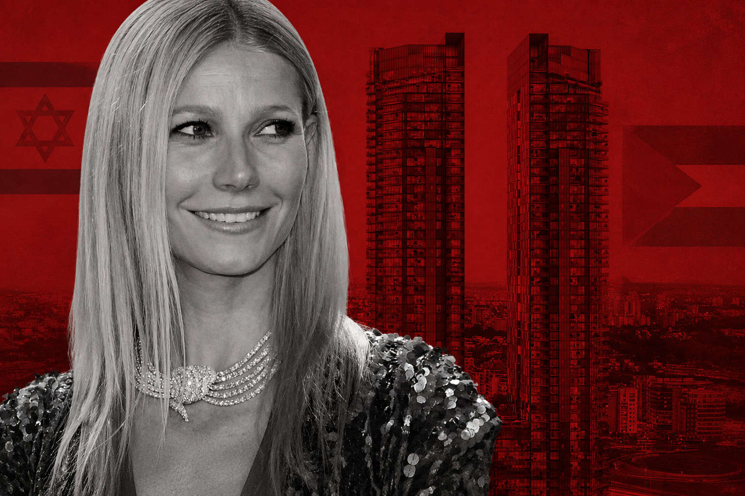Gwyneth Paltrow en el centro de polémica por proyecto inmobiliario en Israel