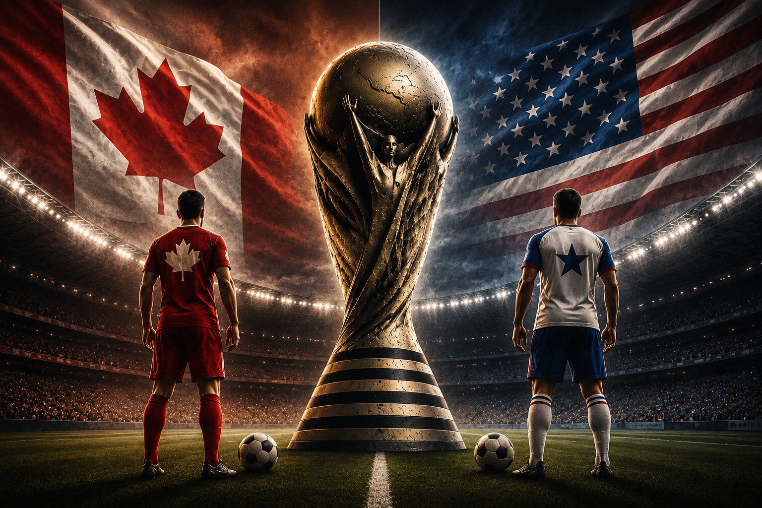 O que esperar dos jogos de hoje na Copa do Mundo? Canadá e EUA estreiam com suas torcidas