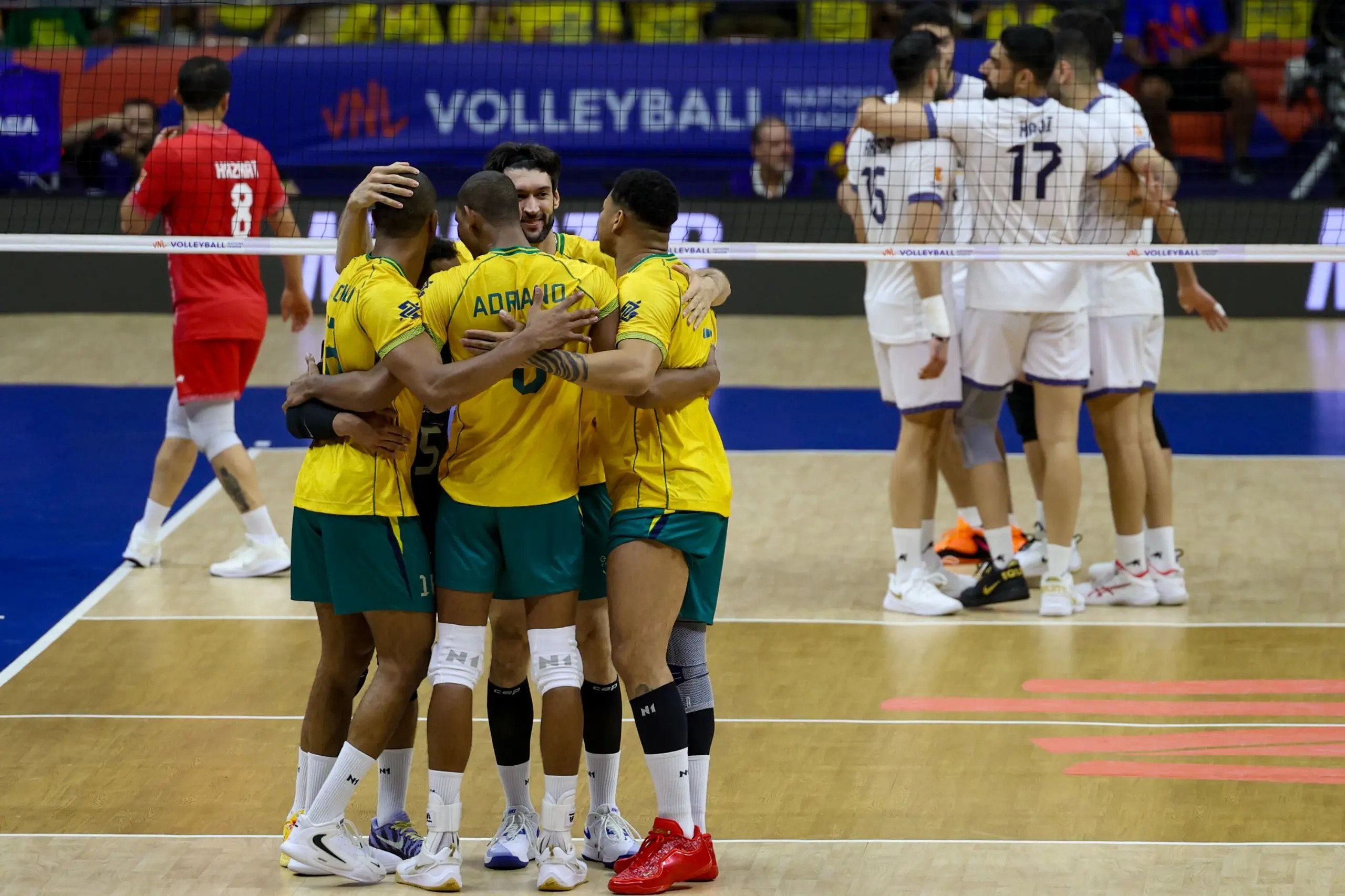VNL 2026: horário e onde assistir ao jogo de vôlei masculino do Brasil x Bélgica hoje