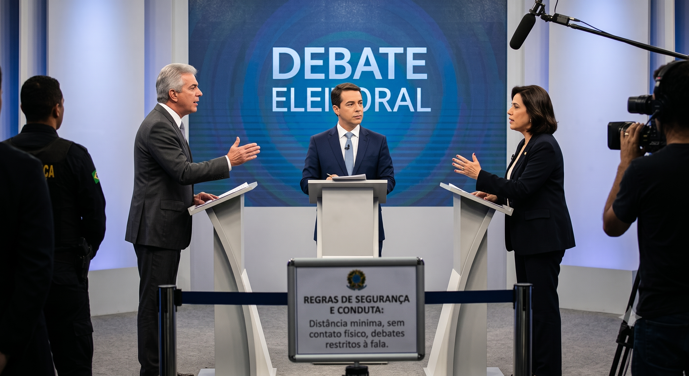 Como funciona a segurança dos candidatos nos debates na TV?