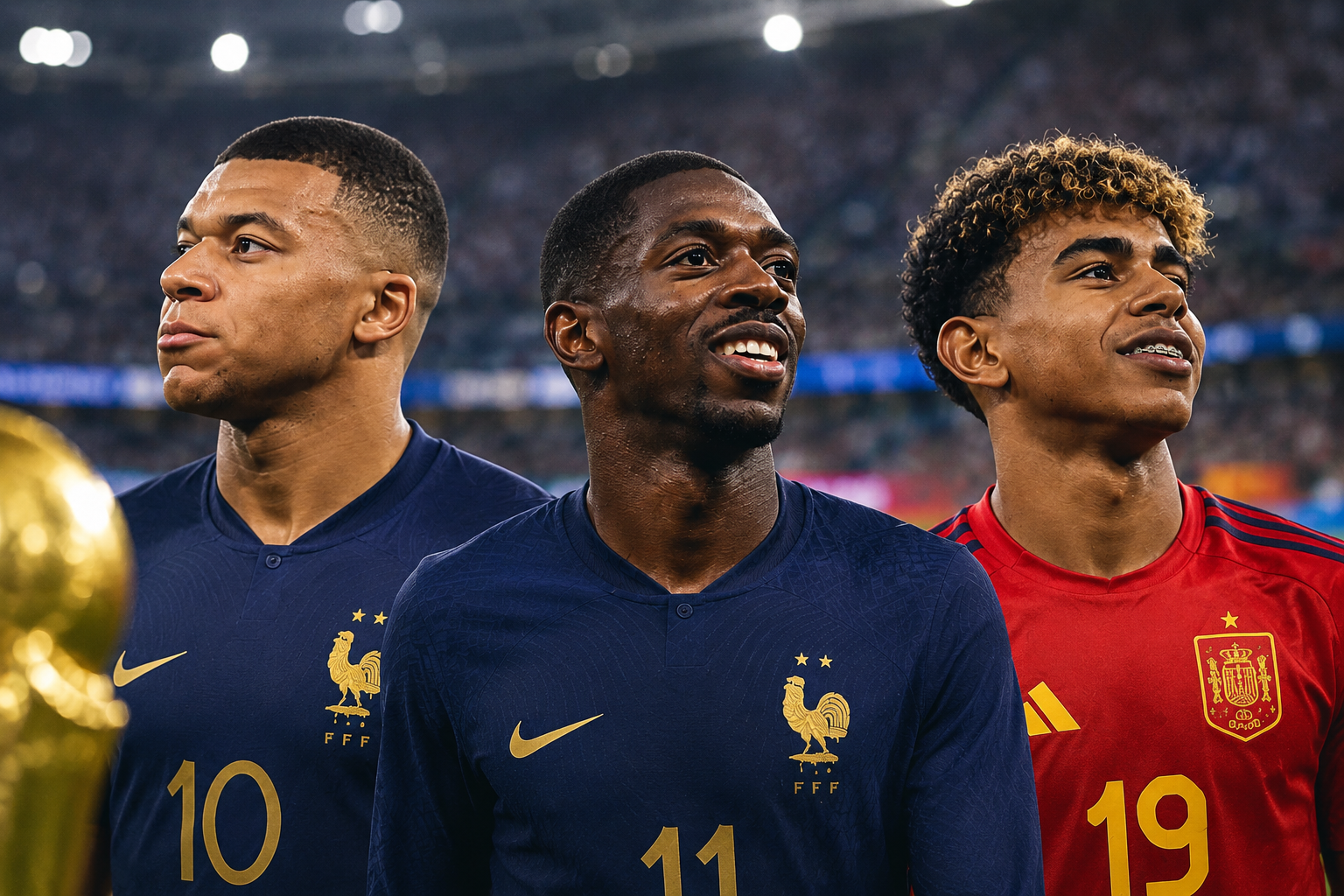 França x Espanha pode decidir os candidatos para o prêmio Bola de Ouro 2026
