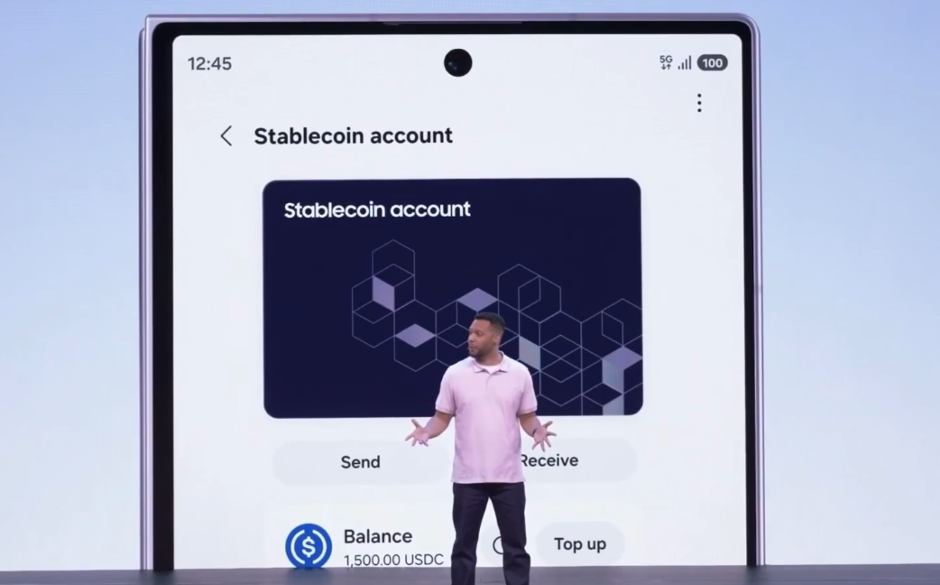 Celulares Samsung terão suporte a pagamentos com stablecoins