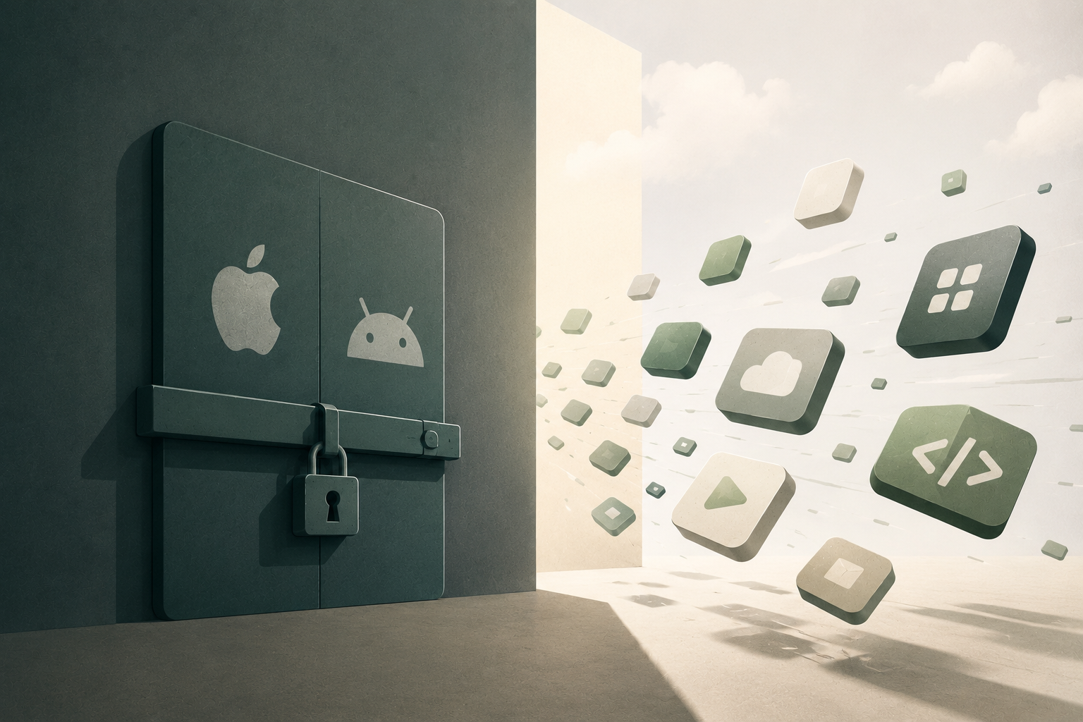 O vibe coding é ruim para a Apple e o Google?