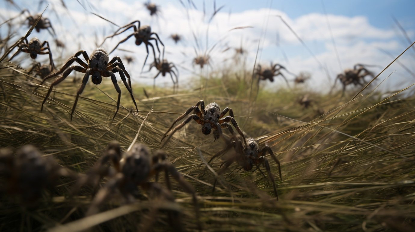Estudo revela como a chuva escolhe quais aranhas sobrevivem