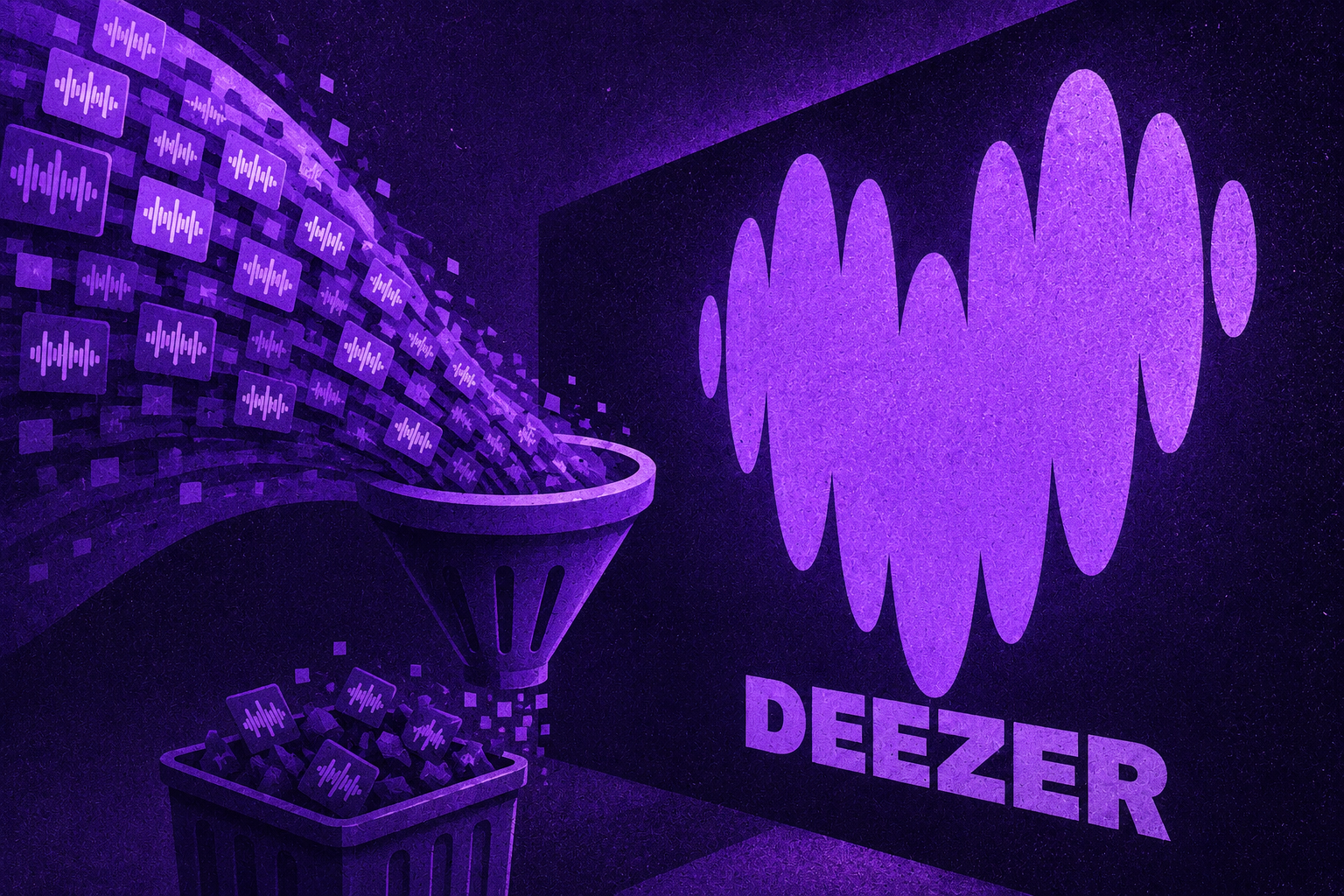 Mais de 50% das faixas do Deezer foram geradas por IA em junho