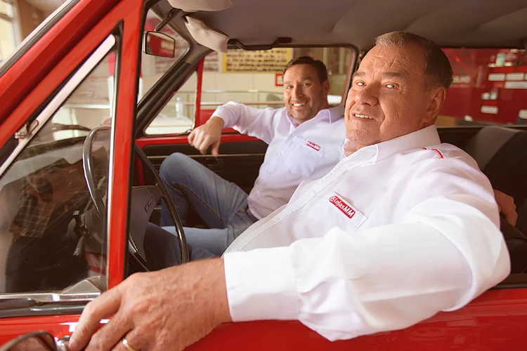 Jeroslau e Marcio Pauliki, da Lojas MM: "Crescer sem perder essa flexibilidade da região é o maior desafio da companhia" (Lojas MM /Divulgação)