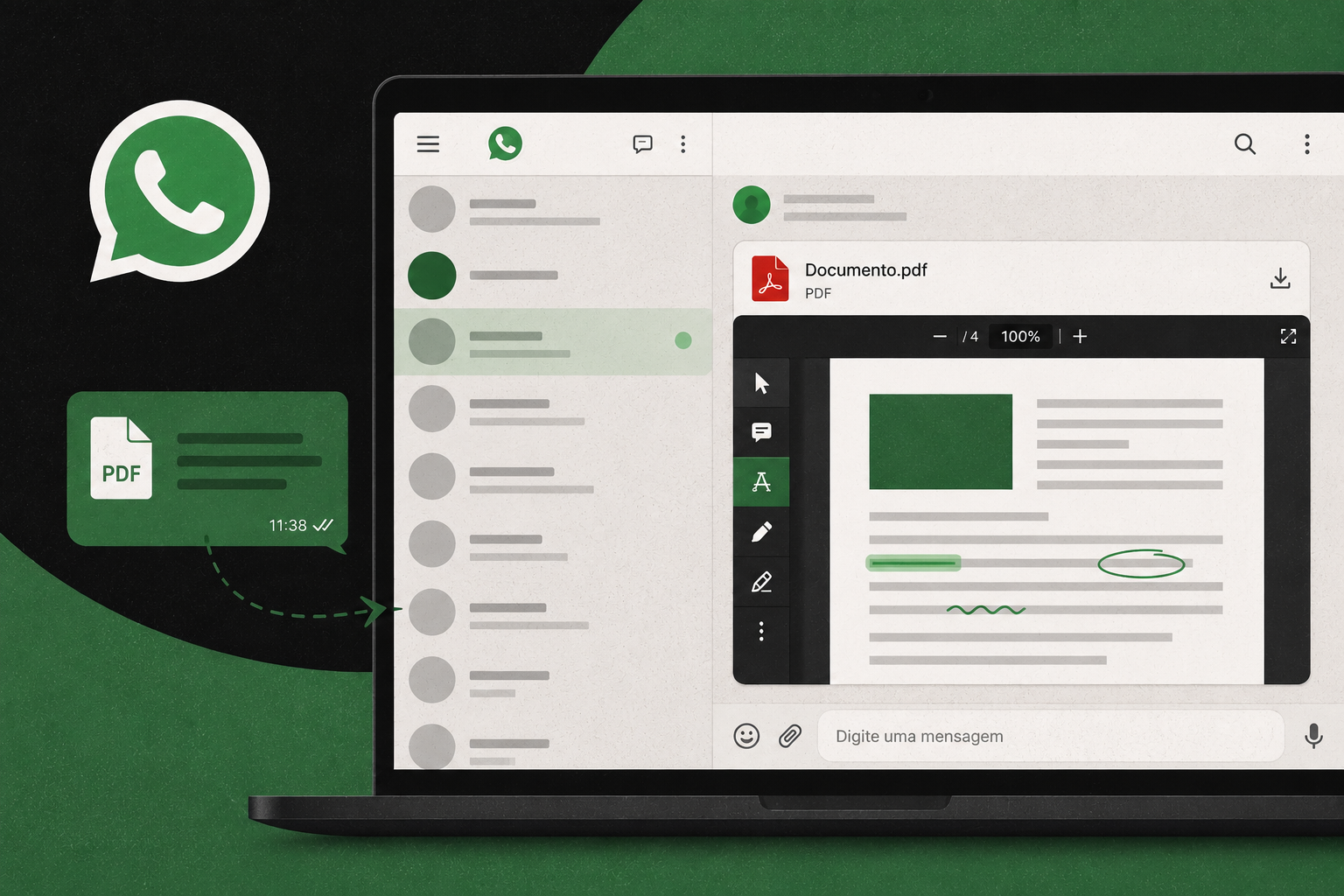 WhatsApp ganha integração com Adobe para visualizar e editar PDFs