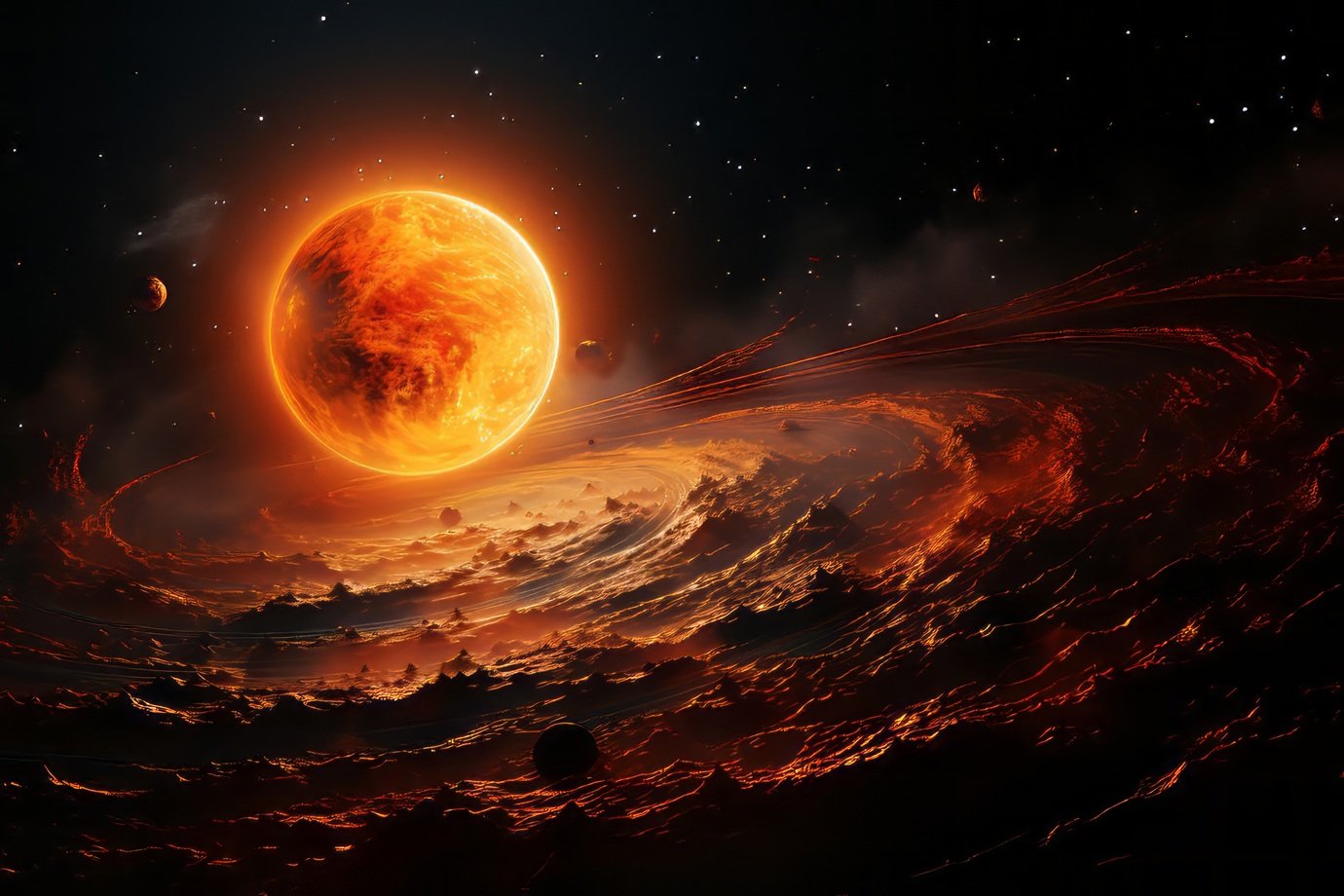 James Webb revela atmosfera inesperada em planeta 'infernal' de lava